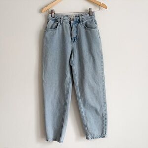 Hush Light Wash High-Rise Mom Jeans - 100% Cotton - Size 4